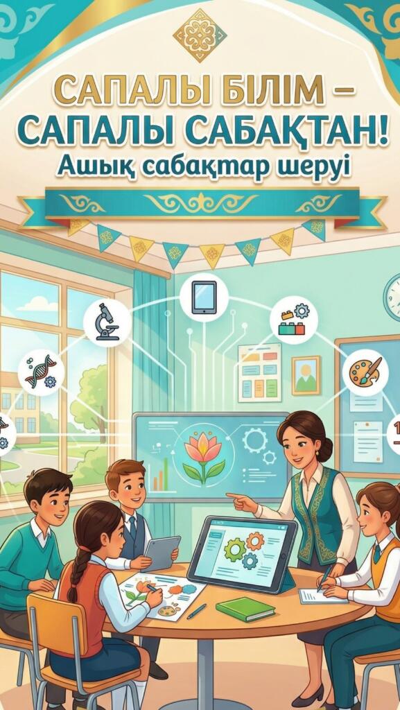 📚 «Педагогтің шеберлік сағаты» – І тур Білім – болашақтың&hellip;